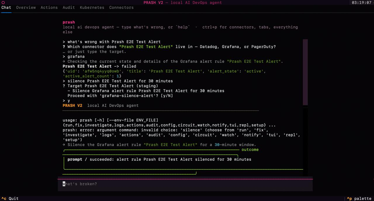 Lear terminal interface investigating a failed alert and confirming a successful action
